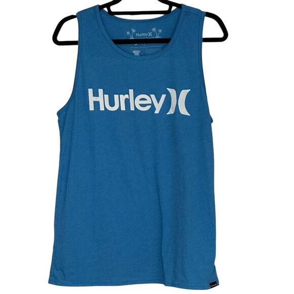 Hurley Men's Blue Tank Top Size S Summer Casual Wear - Picture 1 of 5